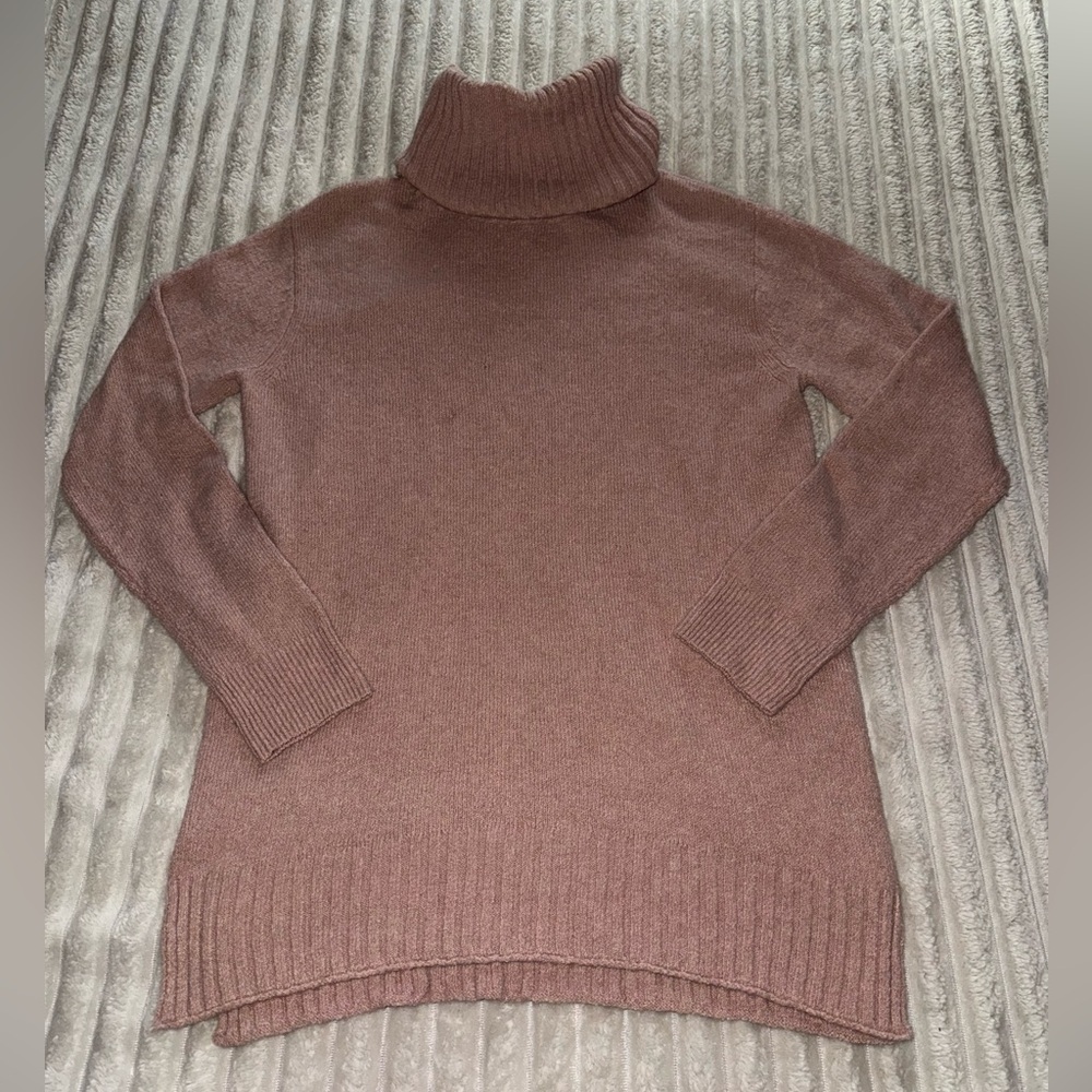 Oversized Knit Turtleneck Sweater